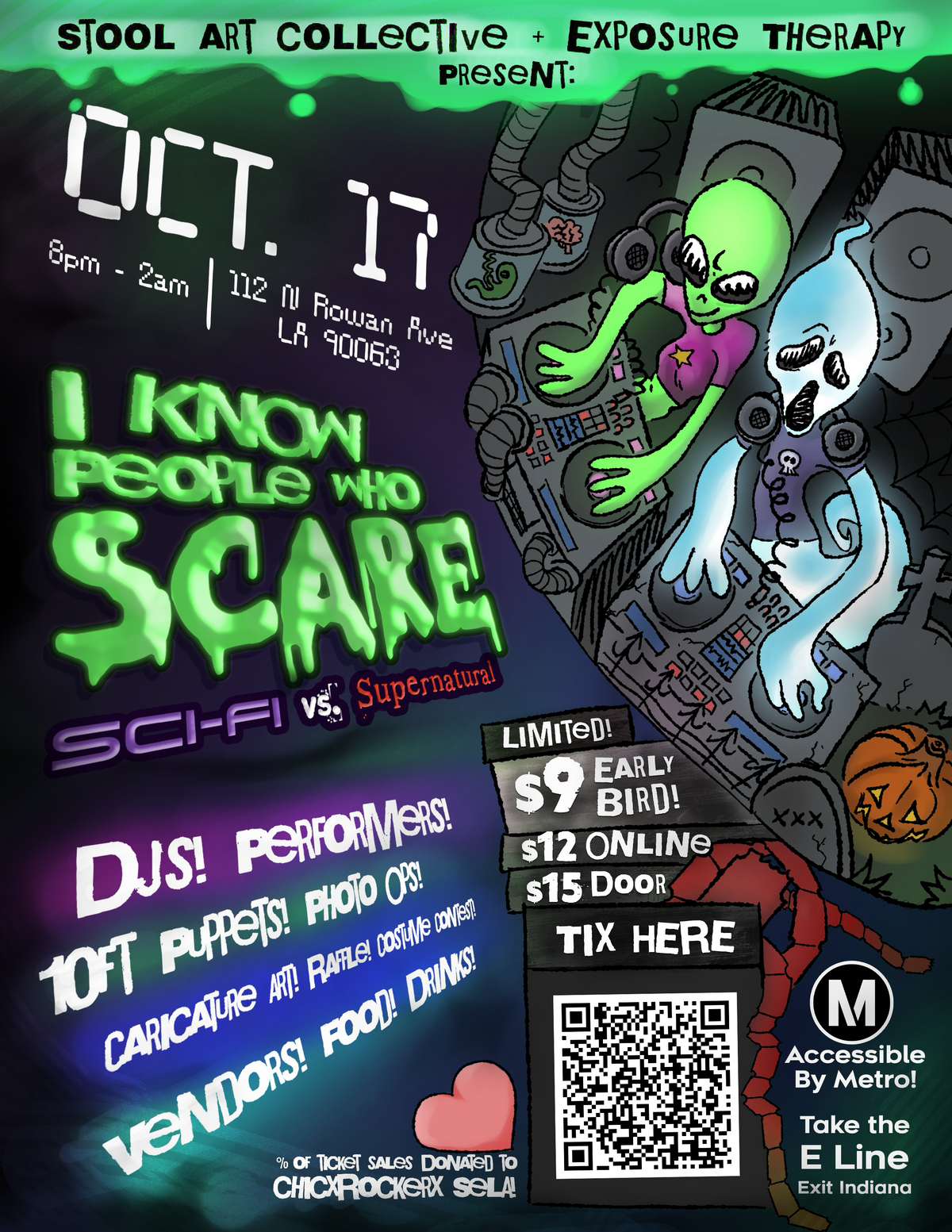 TICKETS 🎟️ I Know People Who Scare
